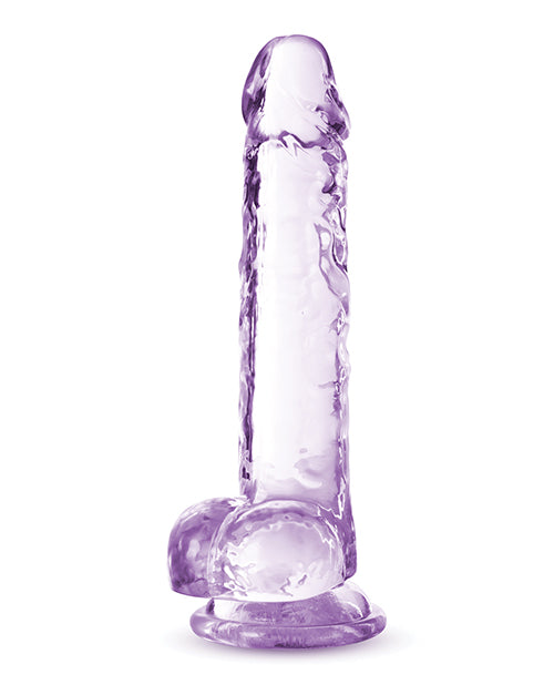 Blush Naturally Yours 7" Crystalline Dildo - Amethyst