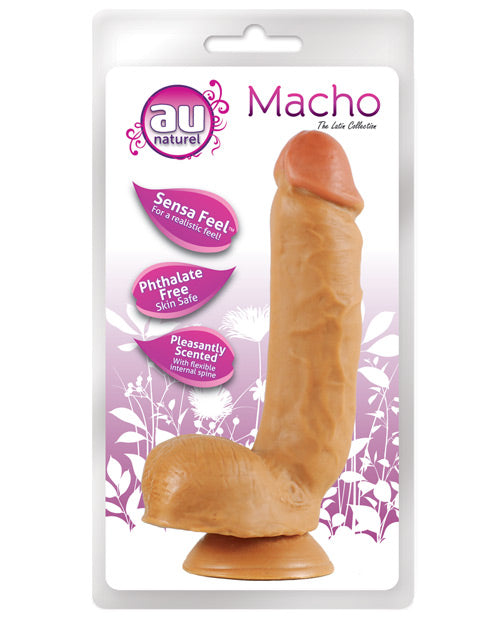 Blush Au Naturel Macho Dong w/Suction Cup