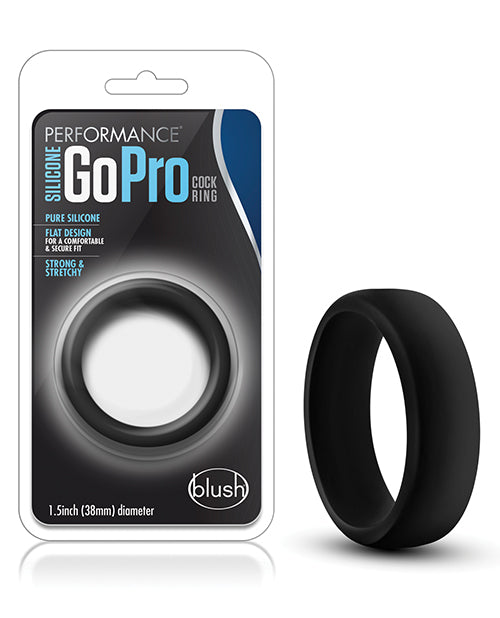 Blush Performance Silicone Go Pro Cock Ring - Black