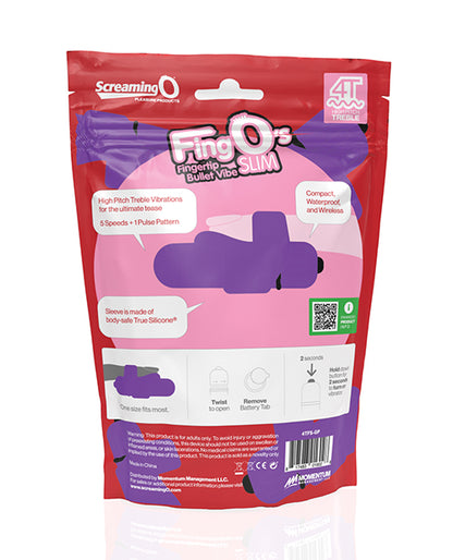 Screaming O Screaming O 4T FingO Slim - Grape - Image 5