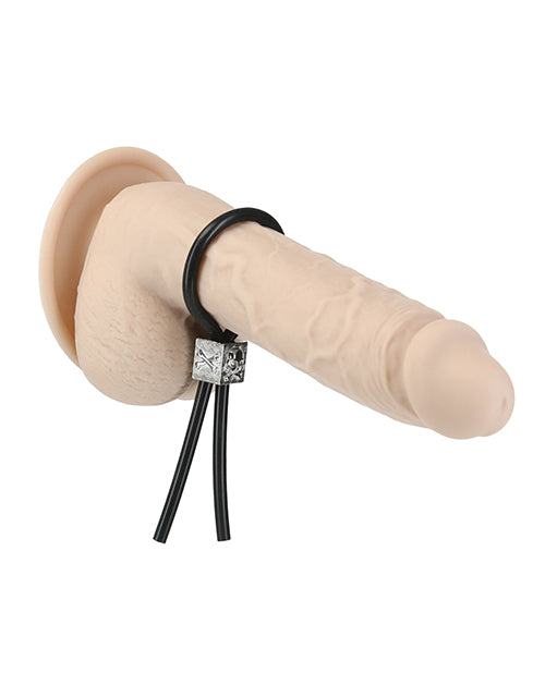 Lux Active Tether Adjustable Cock Tie - Black