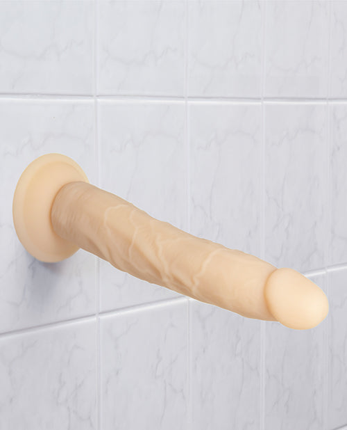 Naked Addiction 9" Dual Density Silicone Dildo - Vanilla