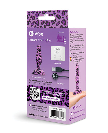 b-vibe Leopard Novice Plug - Image 7