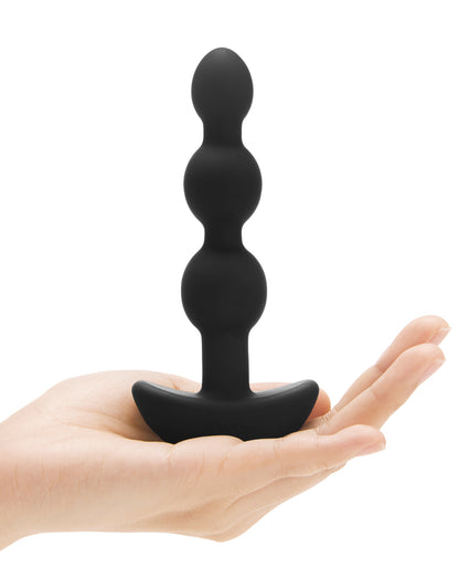 b-vibe b-Vibe Remote Triplet Anal Beads - Black - Image 3