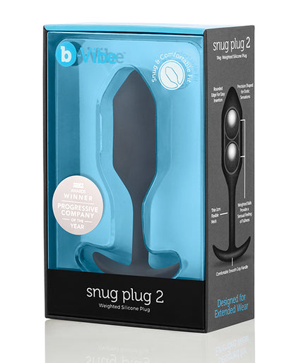 b-vibe b-Vibe Weighted Snug Plug 2 - 114 g Black - Image 9