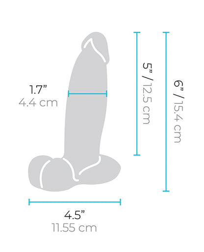 b-Vibe Slipskin 6" Girthy - Mocha