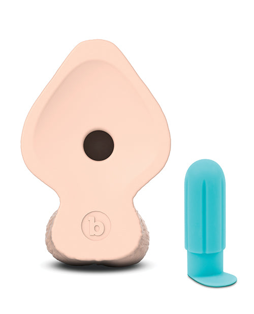 b-Vibe Slipskin 8" Girthy - Cream