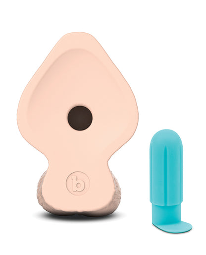 b-Vibe Slipskin 8" Girthy - Cream