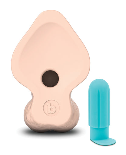 b-Vibe Slipskin 9" Curvy - Cream