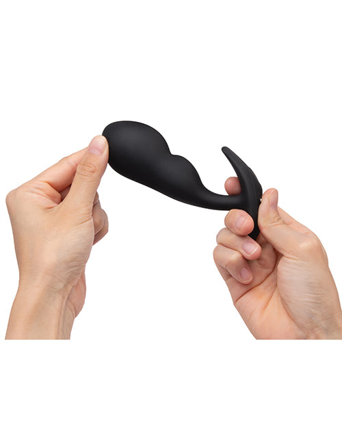 b-Vibe Remote Control P-Spot Snug Plug - Black