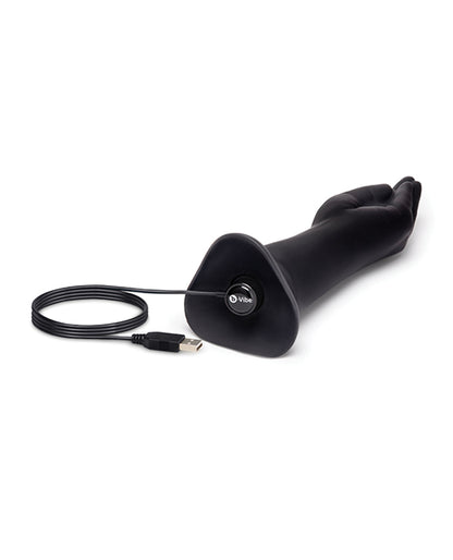 b-Vibe 10.5 Inch Vibrating Silicone Hand Fisting Dildo w/Suction Base