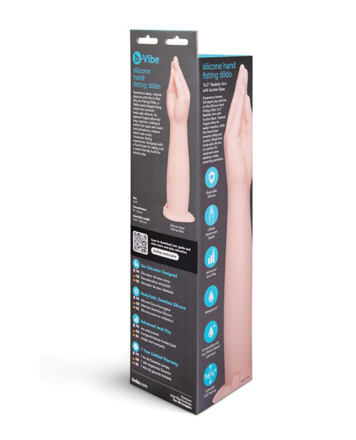 b-Vibe 16.5 Inch Silicone Hand Fisting Dildo w/Suction Base