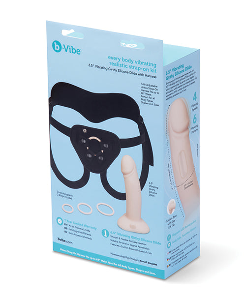 b-Vibe Every Body 6.5" Realistic Strap-On Kit