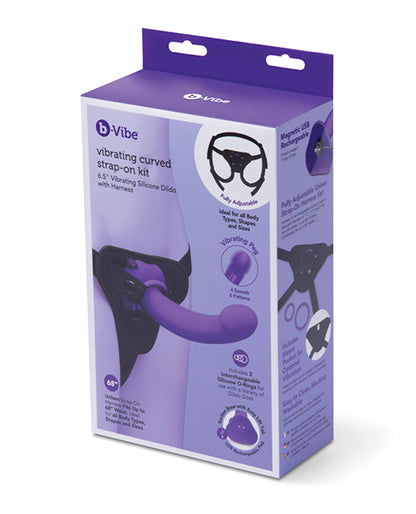 b-Vibe Curved Vibrating Strap-On Kit