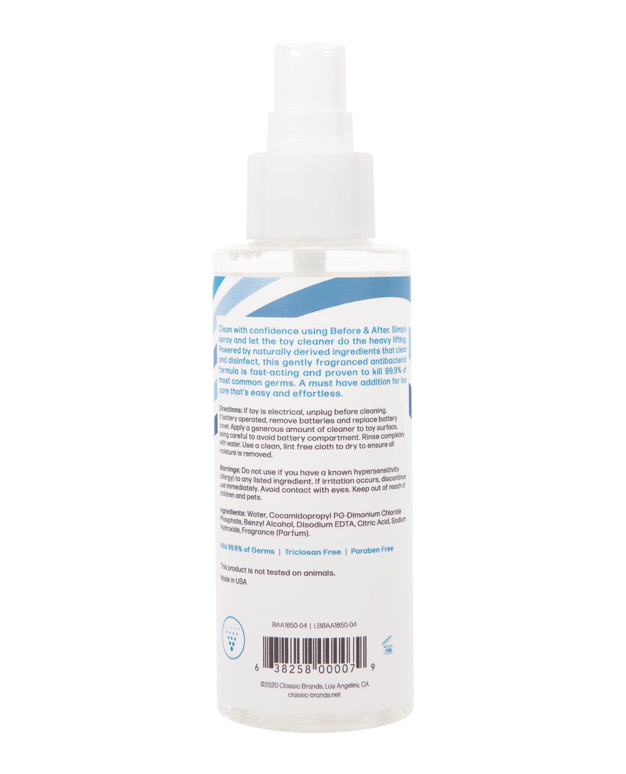 Before & After Spray Toy Cleaner - 4 oz