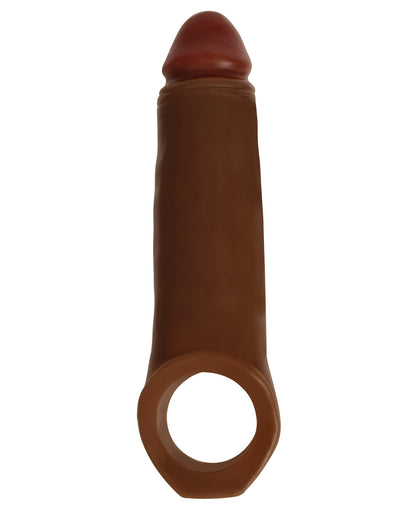 Curve Toys Jock Enhancer 2" Extender w/Ball Strap - Chocolate