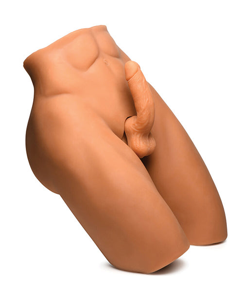 Curve Toys Jock Poseable Torso w/Thrusting Dildo