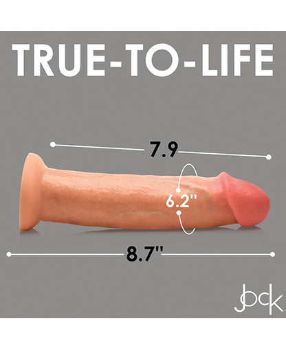 Curve Toys Jock Real Skin Silicone 8.5" Dildo