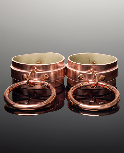 Pleasure Collection Adjustable Handcuffs - Rose Gold