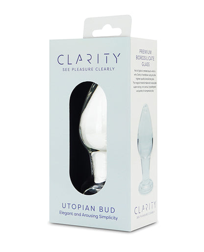 Clarity Glass Dildo - Utopian Bud