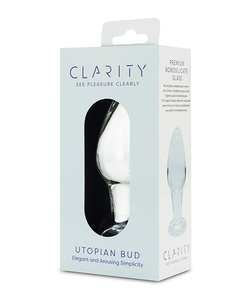 Clarity Glass Dildo - Utopian Bud