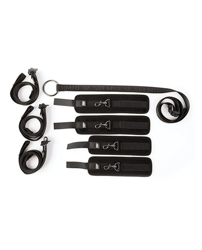 Sei Mio The Bed Spreader Under the Mattress Restraint System - Black