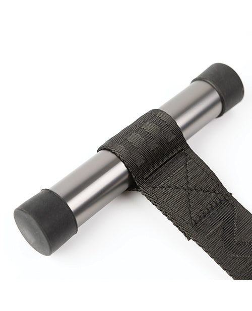 Sei Mio Doorway Play Adjustable Over Door Cuff Restraints - Black