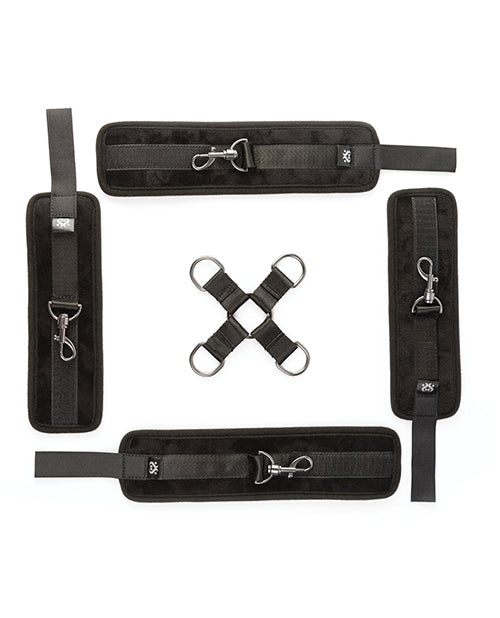 Sei Mio Hog Tied & Satisfied Hog Tie & Cuff Set - Black