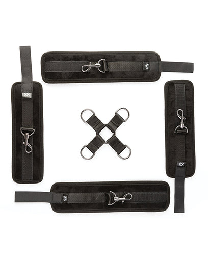 Sei Mio Hog Tied & Satisfied Hog Tie & Cuff Set - Black