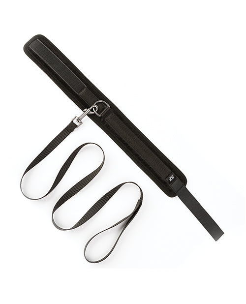 Sei Mio Take the Lead Padded Neck Collar & Leash - Black