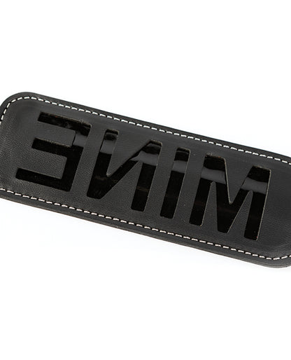 Sei Mio You're All Mine Impression Spanking Paddle - Black