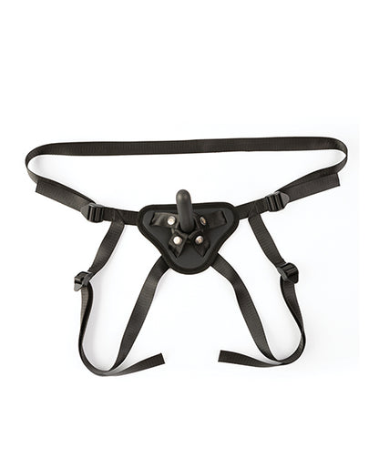 Sei Mio Perfectly Pegged Beginners Strap-On Harness & 5" Dildo - Black