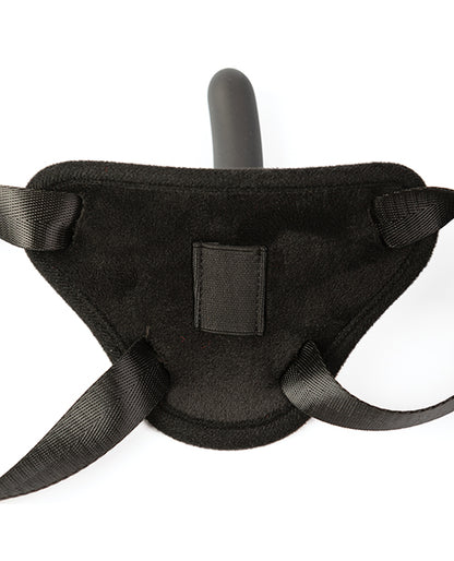 Sei Mio Perfectly Pegged Beginners Strap-On Harness & 5" Dildo - Black