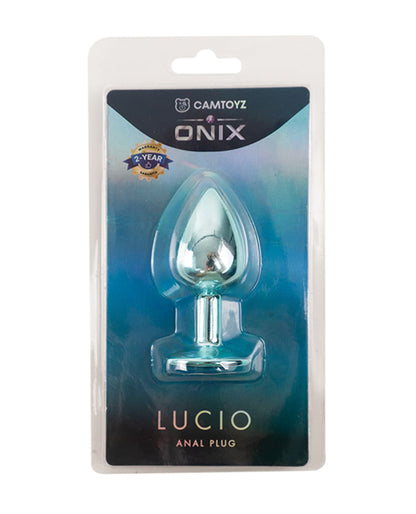 Onix by Camtoyz Camtoyz Lucio Anal Plug - Blue - Image 6