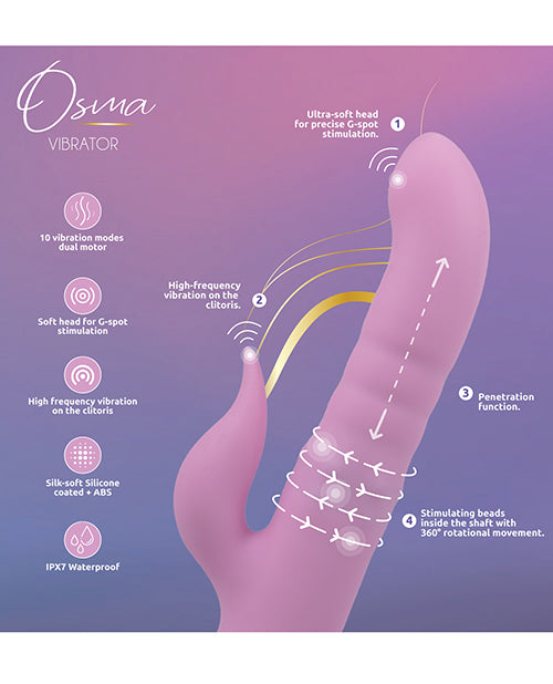 Majestic by Camtoyz Camtoyz Osma Vibrator w/Beads - Image 7