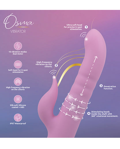 Majestic by Camtoyz Camtoyz Osma Vibrator w/Beads - Image 7