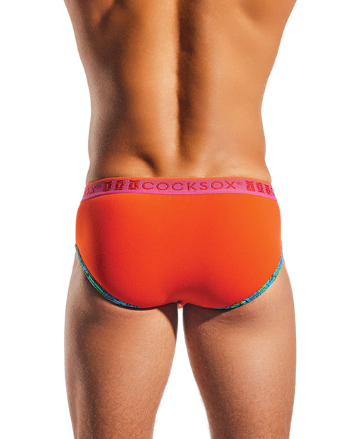 Cocksox Contour Pouch Sports Brief - Sunset Orange MD