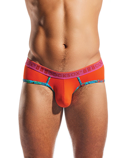 Cocksox Contour Pouch Sports Brief - Sunset Orange XL