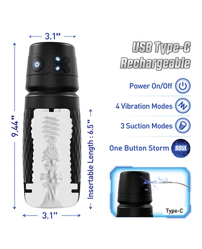 The Warrior Sucking & Vibrating Masturbator