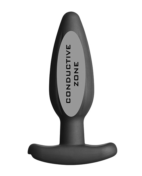 ElectraStim Silicone Noir Rocker Butt Plug - Medium