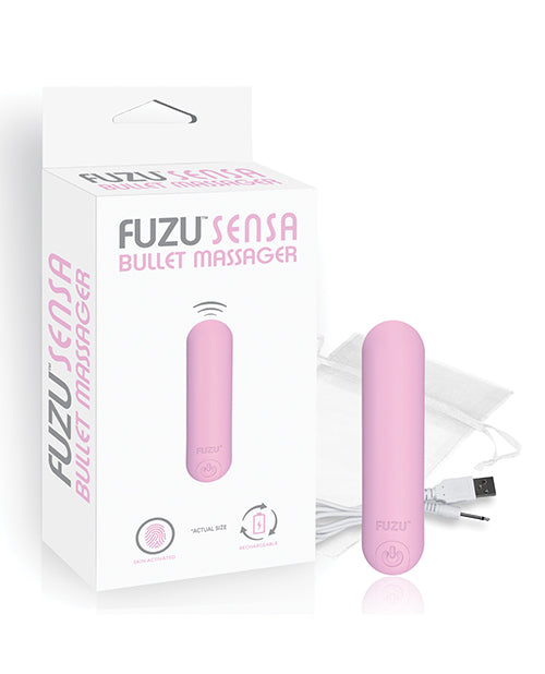 Fuzu Sensa Activated Rechargeable Bullet Massager - Pastel Pink