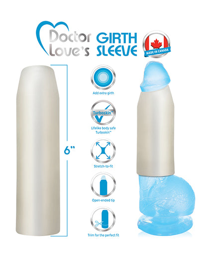 Doctor Love's 1.5" Girth Sleeve - Translucent