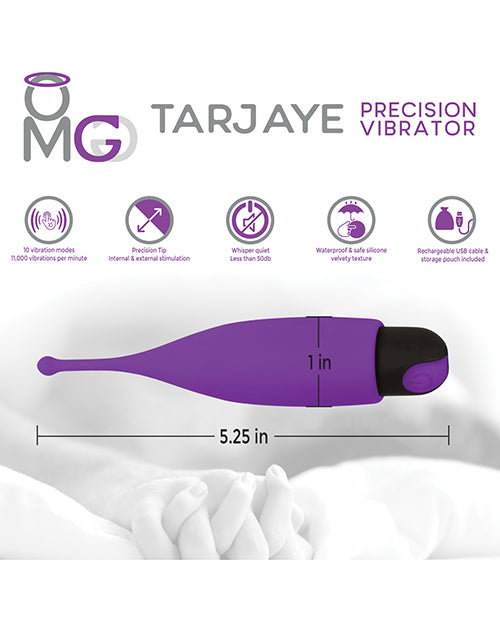 OMG Tarjaye Travel Size Precision Stimulator - Purple