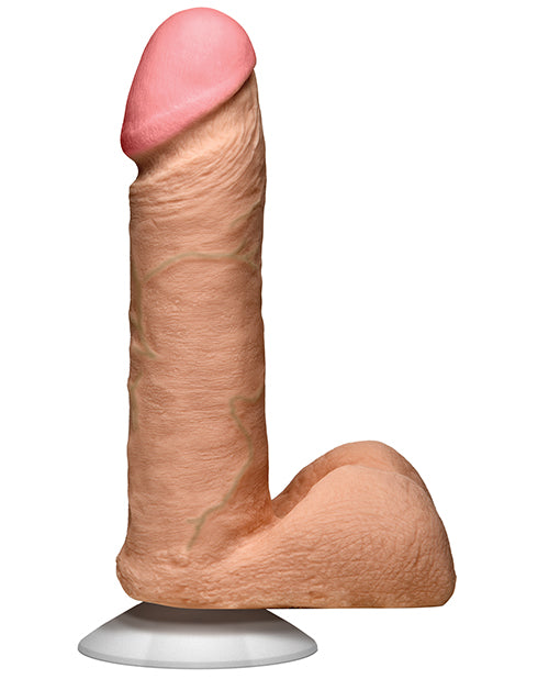 Realistic 6" ULTRASKYN Cock w/Balls - White
