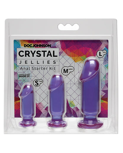 Crystal Jellies Anal Starter Kit - Purple