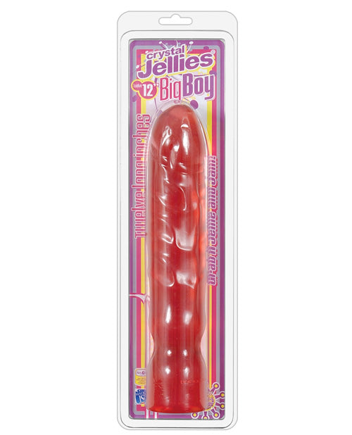 Crystal Jellies 12" Big Boy Dong - Pink