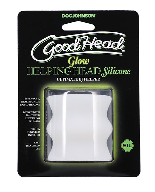 GoodHead Silicone Glow Helping Head - Frost