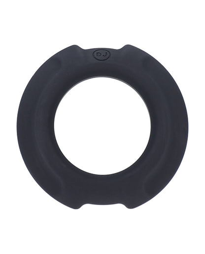 OptiMale FlexiSteel Cock Ring - 35 mm Black
