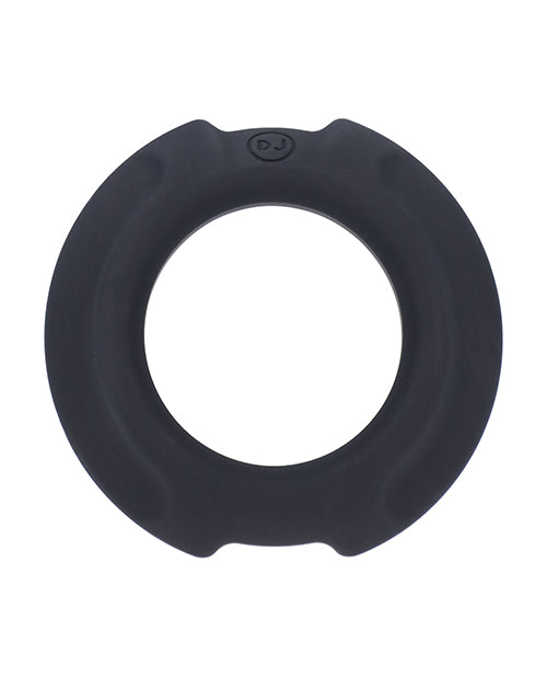 OptiMale FlexiSteel Cock Ring - 35 mm Black