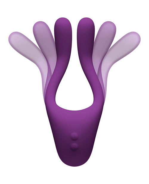 Tryst V2 Bendable Multi Zone Massager w/Remote - Purple